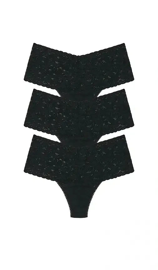 Hanky Panky Retro Lace Retro Thong 3 Packs
