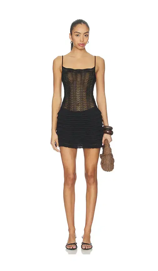 Lovers and Friends Oliviyah Wavy Knit Mini Dress