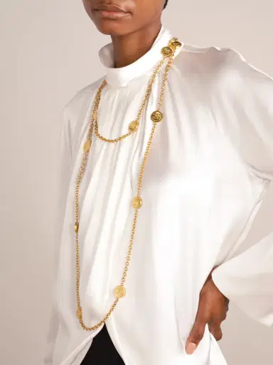 Susan Caplan Vintage Chanel Gold-plated Necklace | Thumbnail 2