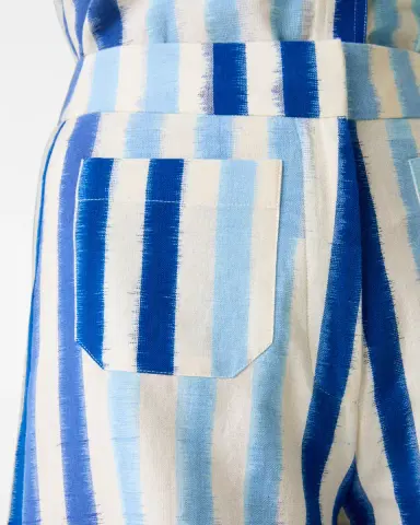 Emporio Sirenuse Adele Trousers in Ikat Stripes | Thumbnail 2 Emporio Sirenuse Adele Trousers in Ikat Stripes | Thumbnail 2