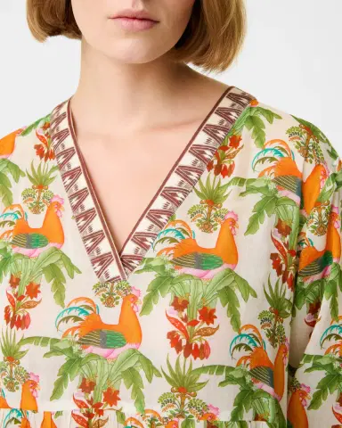 Emporio Sirenuse Alba Caftan in Midsummer Print | Thumbnail 2