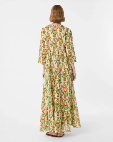 Emporio Sirenuse Alba Caftan in Midsummer Print | Thumbnail 4