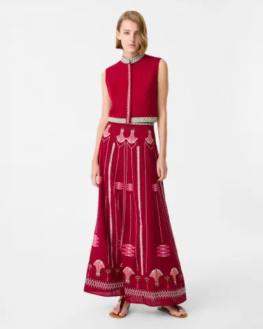 Emporio Sirenuse Andorra Top with Ballerina Embroidery | Thumbnail 3 Emporio Sirenuse Andorra Top with Ballerina Embroidery | Thumbnail 3