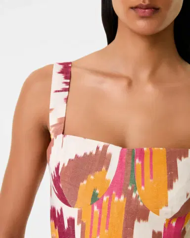 Emporio Sirenuse Azzurra Dress in Watercolor Ikat | Thumbnail 10 Emporio Sirenuse Azzurra Dress in Watercolor Ikat | Thumbnail 10