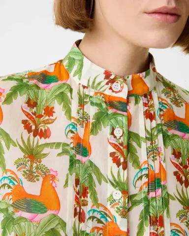 Emporio Sirenuse Chiara Shirt in Midsummer Print | Thumbnail 3 Emporio Sirenuse Chiara Shirt in Midsummer Print | Thumbnail 3