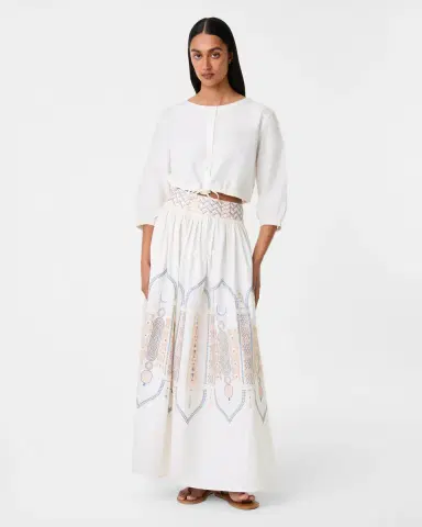 Emporio Sirenuse New Jinny Top with Lace Embroidery | Thumbnail 3