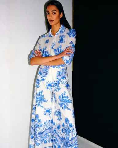 Emporio Sirenuse Patricia Shirt in Chintz Print | Thumbnail 11