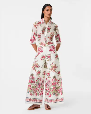 Emporio Sirenuse Patricia Shirt in Chintz Print | Thumbnail 3