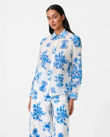 Emporio Sirenuse Patricia Shirt in Chintz Print | Thumbnail 6