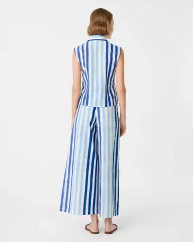 Emporio Sirenuse Ylenia Top in Ikat Stripes | Thumbnail 4 Emporio Sirenuse Ylenia Top in Ikat Stripes | Thumbnail 4
