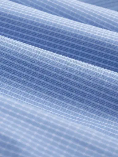 Bugatchi Men's Devon Checked OoohCotton Shirt - Air Blue - Size XXL | Thumbnail 5