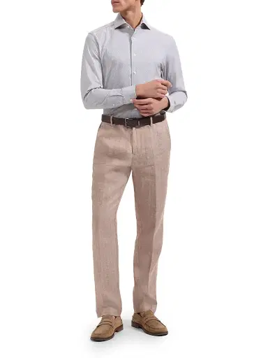 Bugatchi Men's Devon Ooohcotton Shirt - Sand - Size XXL | Thumbnail 2