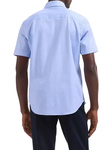 Bugatchi Men's Miles OoohCotton Short-Sleeve Shirt | Thumbnail 4 Bugatchi Men's Miles OoohCotton Short-Sleeve Shirt | Thumbnail 4