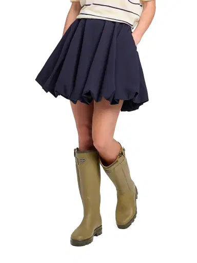 TWP Women's Julia Pleated Cotton Poplin Miniskirt | Thumbnail 3
