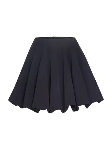 TWP Women's Julia Pleated Cotton Poplin Miniskirt | Thumbnail 1