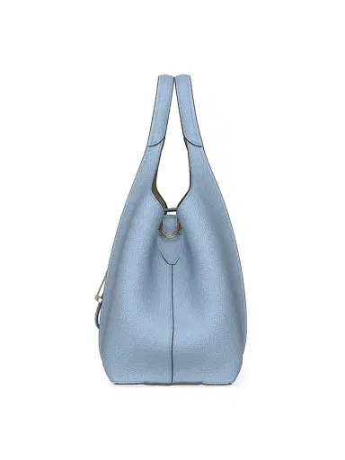 Tod's Women's Mini Leather Shopping Bag - Carta Zucc Chiaro | Thumbnail 8 Tod's Women's Mini Leather Shopping Bag - Carta Zucc Chiaro | Thumbnail 8