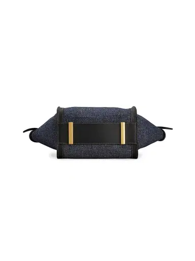 Tod's Women's Canvas & Leather Shopping Tote Bag - Blue Denim | Thumbnail 6