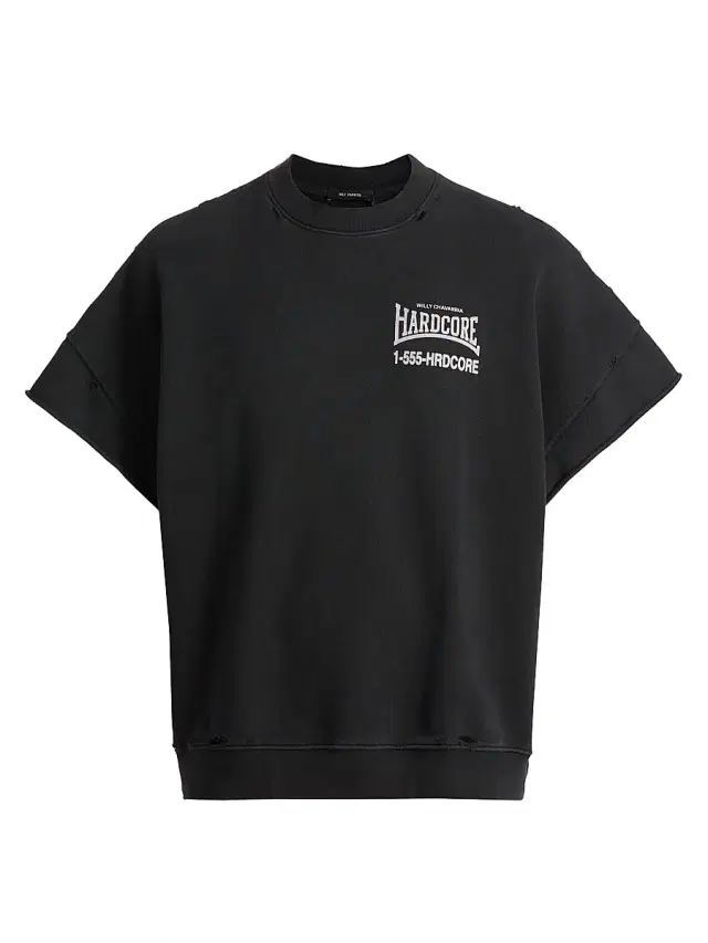 Willy Chavarria Men's //'Hardcore//' Muscle T-Shirt - Black