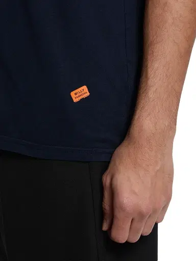 Willy Chavarria Men's Willy Leche Easy T-Shirt - Peacoat | Thumbnail 6 Willy Chavarria Men's Willy Leche Easy T-Shirt - Peacoat | Thumbnail 6
