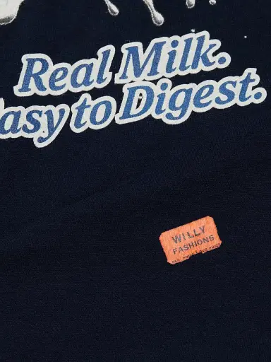 Willy Chavarria Men's Willy Leche Easy T-Shirt - Peacoat | Thumbnail 7 Willy Chavarria Men's Willy Leche Easy T-Shirt - Peacoat | Thumbnail 7