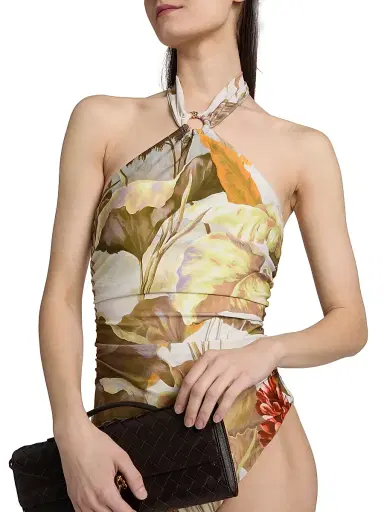 Kobi Halperin Women's Alanna Printed One-Piece Swimsuit - Natural Multi | Thumbnail 5