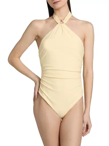 Kobi Halperin Women's Lana Halterneck Swimsuit | Thumbnail 3