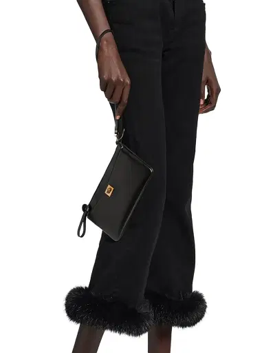 Balenciaga Women's Rodeo Phone Pouch - Brown Gold | Thumbnail 9