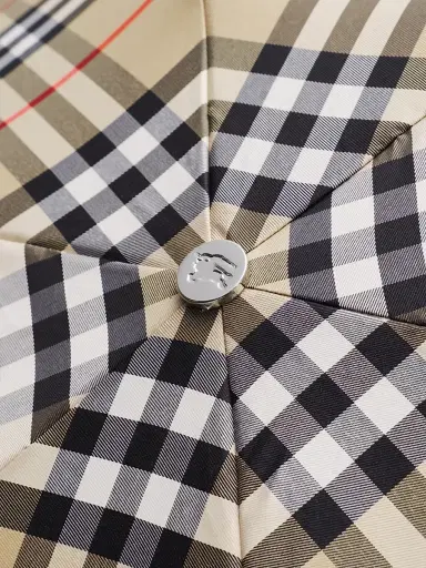 Burberry Check Compact Umbrella - Sand Ip Check | Thumbnail 3 Burberry Check Compact Umbrella - Sand Ip Check | Thumbnail 3