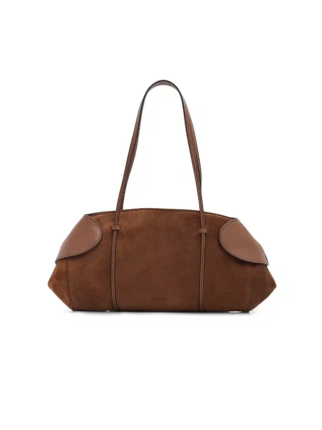 Women's Berenices Suede Shoulder Bag - Dark Taupe