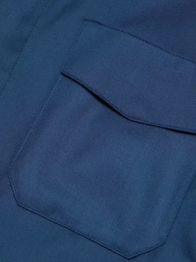 Canali Men's HighLuxury Wool-Silk Overshirt - Blue - Size 46 | Thumbnail 7