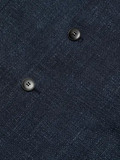 Canali Men's Hybrid 4-Button Patch Jacket - Navy | Thumbnail 7