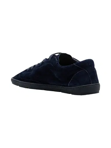 Brunello Cucinelli Men's Suede Low-Top Sneakers - Midnight Blue | Thumbnail 2
