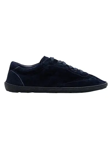 Brunello Cucinelli Men's Suede Low-Top Sneakers - Midnight Blue | Thumbnail 1