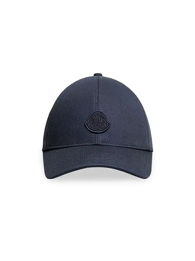 Moncler Women's Baseball Hat in Cotton Gabardine - Navy Blue