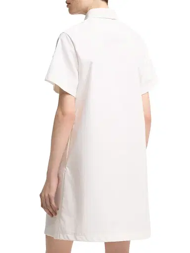 Moncler Women's Shirt Dress - White - Size Medium | Thumbnail 3