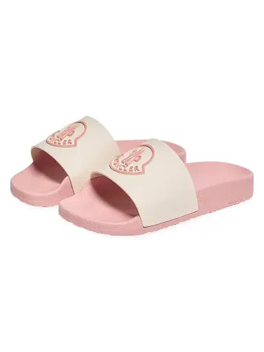 Moncler Little Girl's & Girl's Petit Basile Slides | Thumbnail 2 Moncler Little Girl's & Girl's Petit Basile Slides | Thumbnail 2
