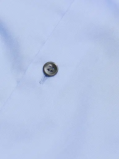 Giorgio Armani Men's Cotton Button-Front Sport Shirt - Light Blue - Size 17 | Thumbnail 7
