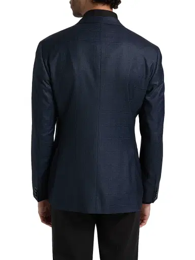 Giorgio Armani Men's Windowpane Wool Sportcoat | Thumbnail 5 Giorgio Armani Men's Windowpane Wool Sportcoat | Thumbnail 5