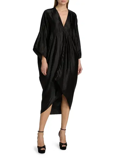 Rick Owens Women's Tommykite Satin Tunic | Thumbnail 2