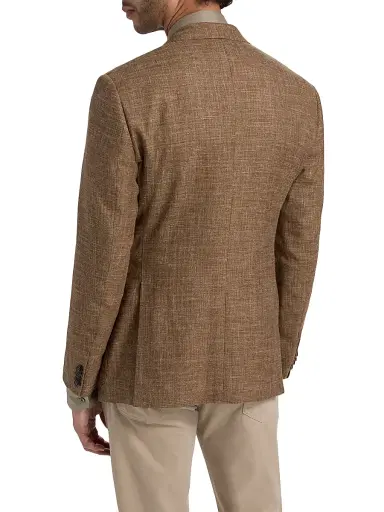 Giorgio Armani Men's Woven Sports Jacket - Tan - Size 42 | Thumbnail 5