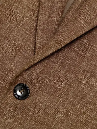 Giorgio Armani Men's Woven Sports Jacket - Tan - Size 42 | Thumbnail 7