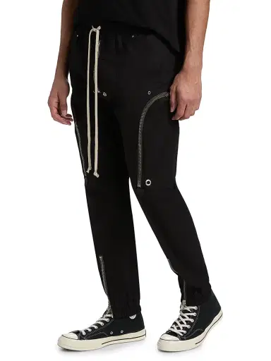 Rick Owens Men's Bauhaus Cargo Jogger Pants | Thumbnail 4 Rick Owens Men's Bauhaus Cargo Jogger Pants | Thumbnail 4