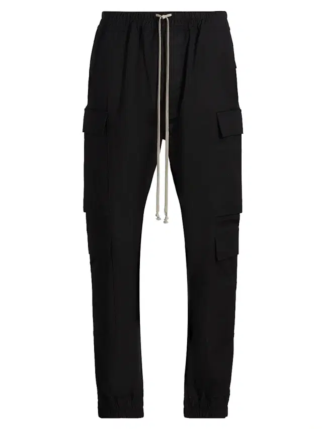 Rick Owens Men's Mastodon Megacargo Jogger Pants - Black