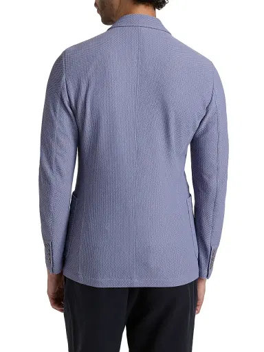 Giorgio Armani Men's Honeycomb Soft Tailored Blazer - Ortensia | Thumbnail 5 Giorgio Armani Men's Honeycomb Soft Tailored Blazer - Ortensia | Thumbnail 5