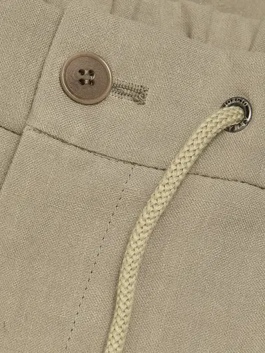 Giorgio Armani Men's Linen Drawstring Pants | Thumbnail 7 Giorgio Armani Men's Linen Drawstring Pants | Thumbnail 7