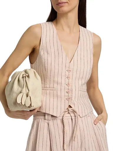 Zimmermann Women's Alchemy Pinstripe Linen Waistcoat | Thumbnail 6 Zimmermann Women's Alchemy Pinstripe Linen Waistcoat | Thumbnail 6