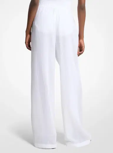 Michael Kors Collection Linen Gauze Pajama Pants | Thumbnail 5