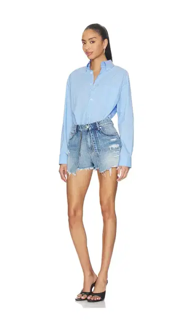 Alexander Wang Prestyled Button Down Skort Romper | Thumbnail 2 Alexander Wang Prestyled Button Down Skort Romper | Thumbnail 2