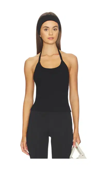 ENZA COSTA Cotton Rib Halter | Thumbnail 1 ENZA COSTA Cotton Rib Halter | Thumbnail 1