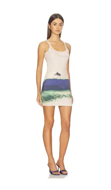 BLUMARINE Print Jersey Dress | Thumbnail 2 BLUMARINE Print Jersey Dress | Thumbnail 2